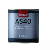 Molyslip AS-40, паста антизадирная с MoS2 и графитом, банка 500 гр